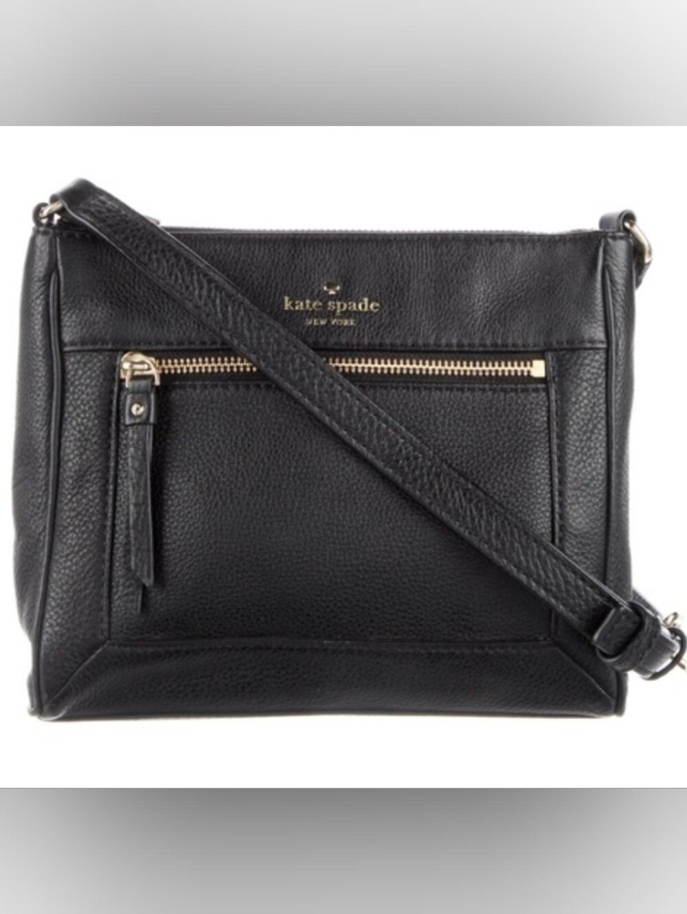 Kate Spade Briar Lane Black Pebbled Leather Crossbody Bag